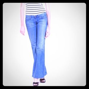 Rich & Skinny Low Rise Flare Jeans: Sunkiss
